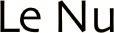 Le Nu