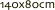 140x80cm